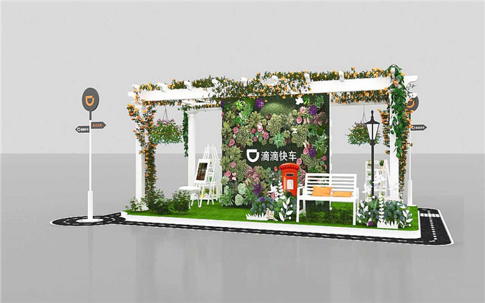 活動(dòng)展臺(tái)布置-滴滴快車(chē)